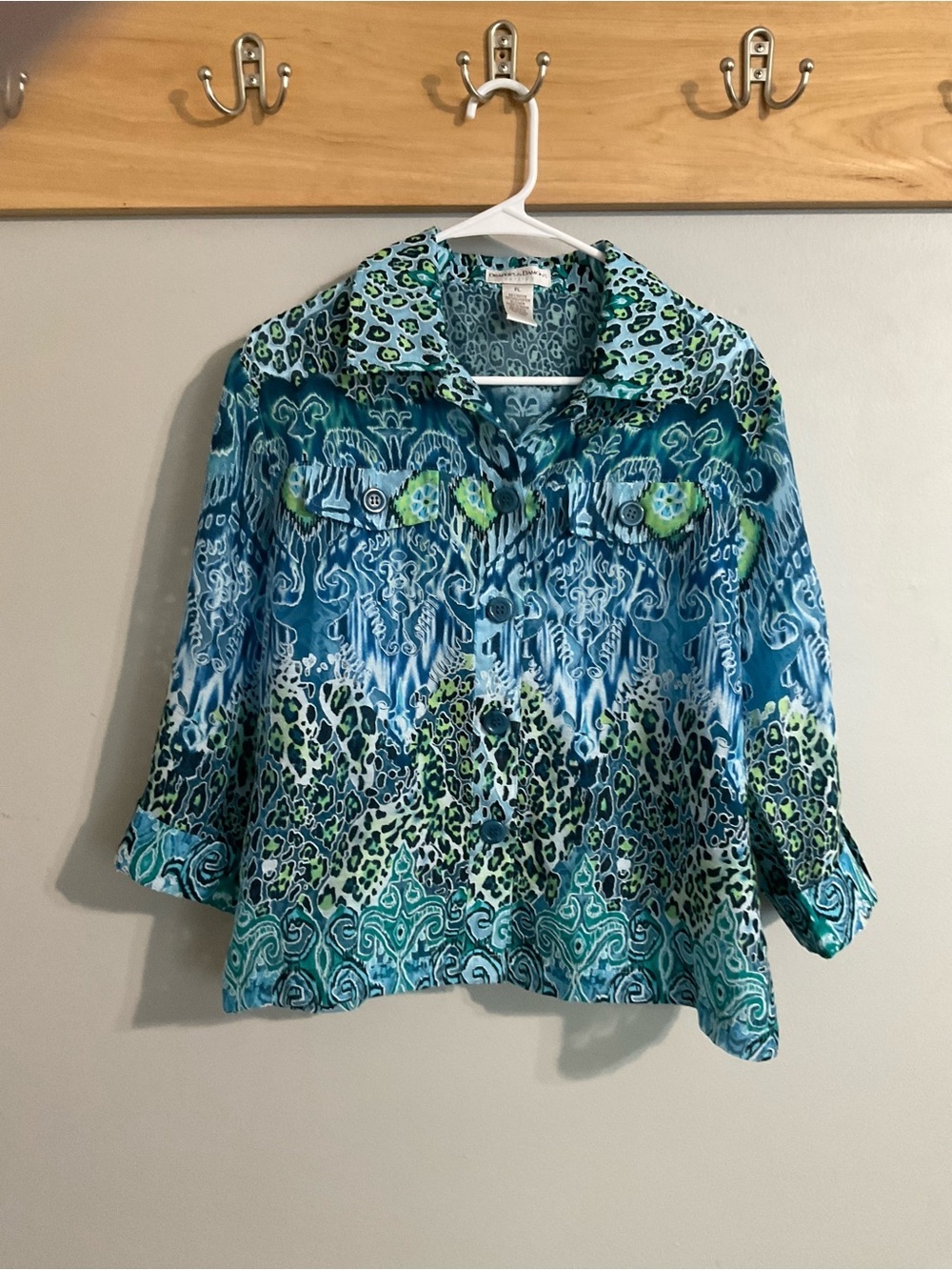 Draper’s & Damon’s Animal And Avante-Garde Patterned  Lightweight Jacket